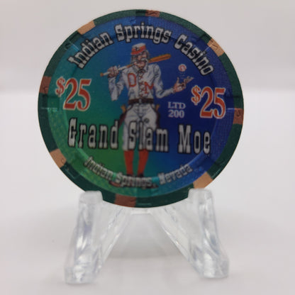 Indian Springs Casino Indian Springs Nevada 2000 $25 Chip V7446 "Grand Slam Moe" LTD 200