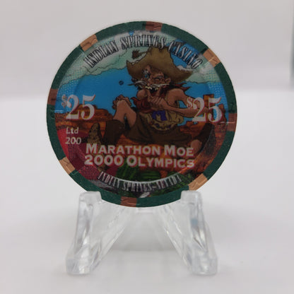 Indian Springs Casino Indian Springs Nevada 2000 $25 Chip V6929 "Marathon Moe" LTD 200