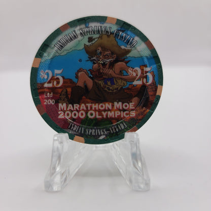 Indian Springs Casino Indian Springs Nevada 2000 $25 Chip V6929 "Marathon Moe" LTD 200