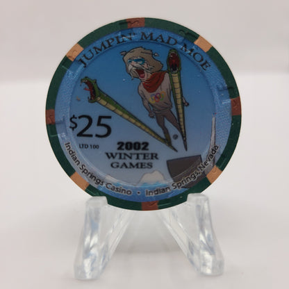 Indian Springs Casino Indian Springs Nevada 2002 $25 Chip V9111 "2002 Winter Games" LTD 100