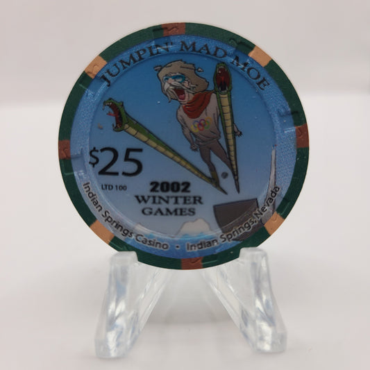 Indian Springs Casino Indian Springs Nevada 2002 $25 Chip V9111 "2002 Winter Games" LTD 100