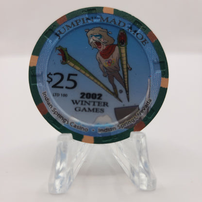 Indian Springs Casino Indian Springs Nevada 2002 $25 Chip V9111 "2002 Winter Games" LTD 100