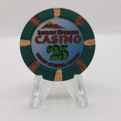 Indian Springs Casino Indian Springs Nevada 1998 $25 Chip V2851