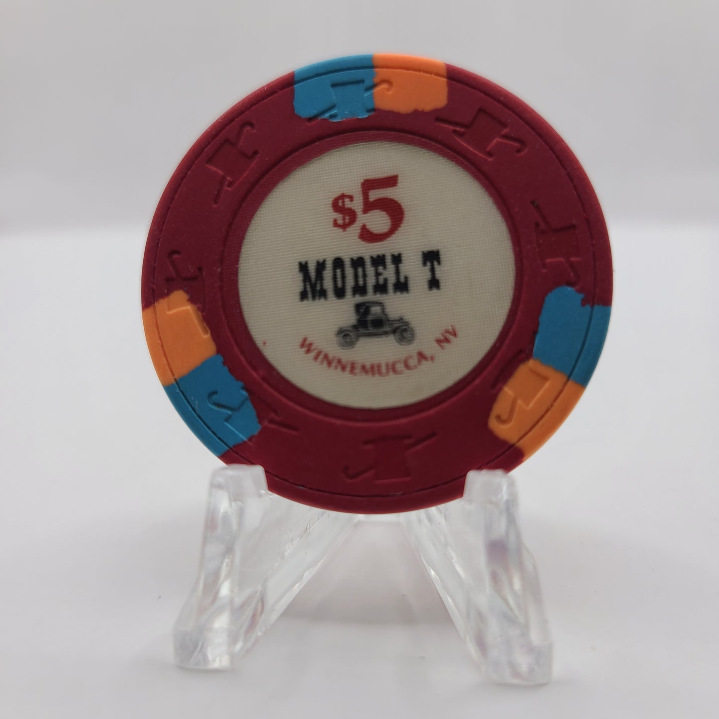 Model T Hotel Casino Winnemucca Nevada 1985 $5 Chip N3271