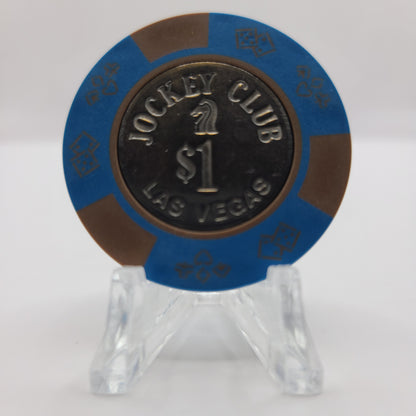 Jockey Club Casino Las Vegas Nevada 1983 $1 Chip N1805 (Never Opened)