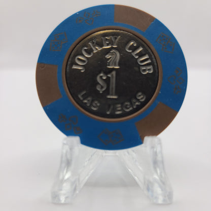 Jockey Club Casino Las Vegas Nevada 1983 $1 Chip N1805 (Never Opened)