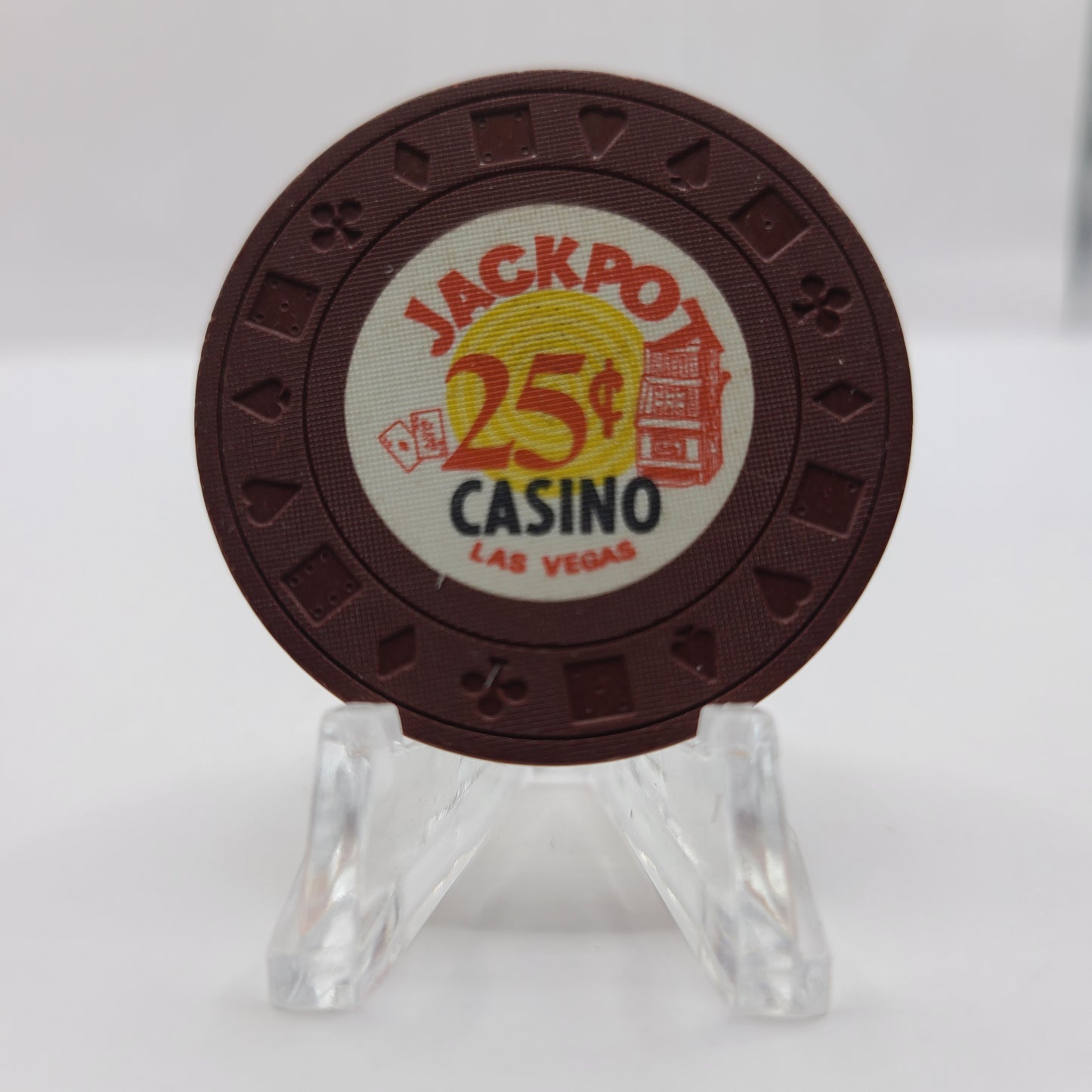 Jackpot Casino Las Vegas Nevada 1971 $.25 Chip N1799