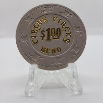 Circus Circus Casino Reno Nevada 1988 $1 Chip N2957.S (SCV)