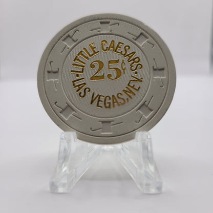 Little Caesars Casino Las Vegas Nevada 1970's $.25 Chip N1874