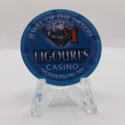 Ligouri's Restaurant Casino Henderson Nevada 1995 $1 Chip N2913