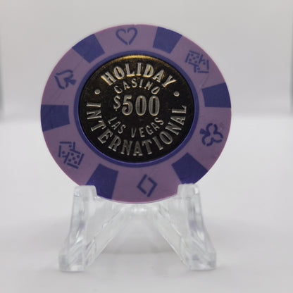 Holiday International Casino Las Vegas Nevada 1977 $500 Chip N0945