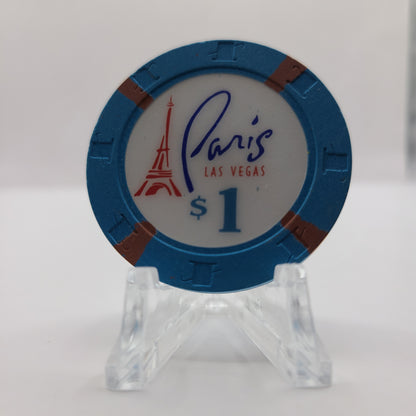 Paris Hotel Casino Las Vegas Nevada 1999 $1 Chip V5200