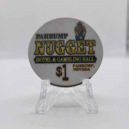 Nugget Hotel & Gambling Hall Pahrump Nevada 2001 $1 Chip V7610