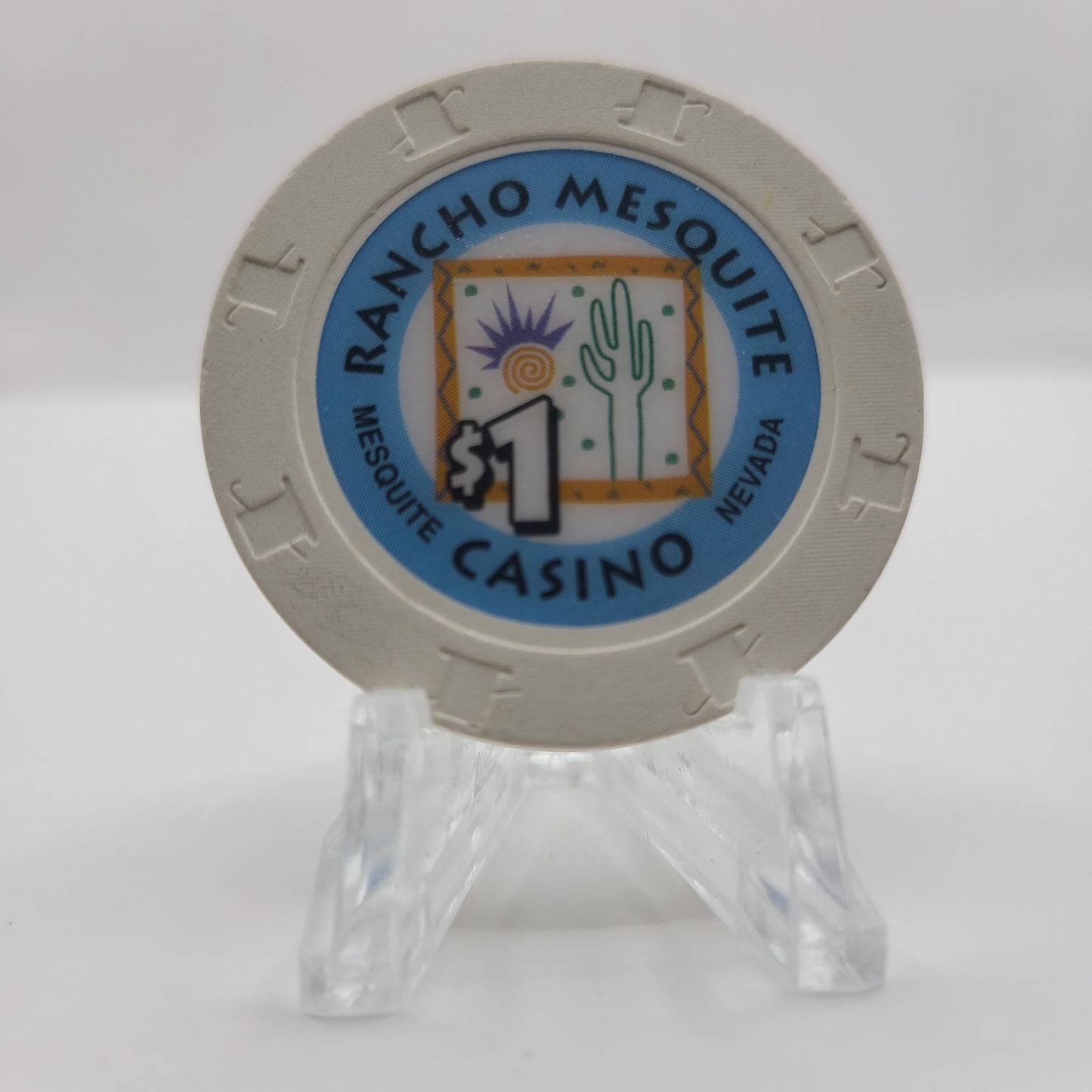 Rancho Mesquite Casino Mesquite Nevada 1997 $1 Chip N8991