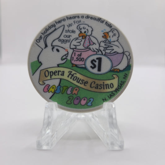 Opera House Casino Las Vegas Nevada 2002 "Easter" $1 Chip V9260