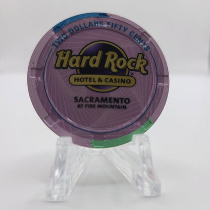 Hard Rock Hotel & Casino Sacramento California 2019 $2.50 Chip