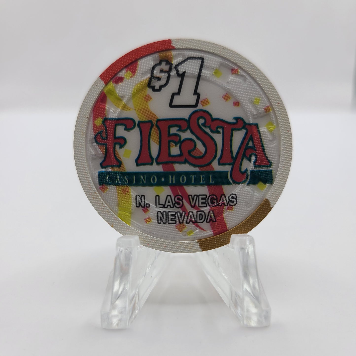 Fiesta Casino Hotel Las Vegas Nevada 1998 $1 Chip N9631