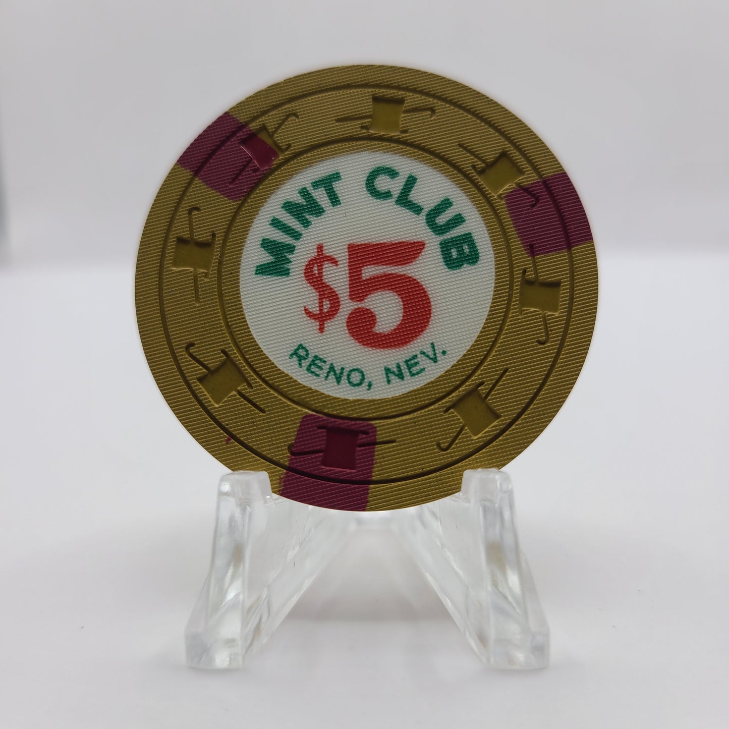 Mint Club Casino Reno Nevada 1959 $5 Chip N7715