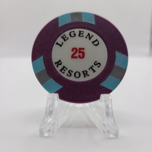 Legend Resorts Subic Bay Philippines "25 Denomination" Chip (Version 2)