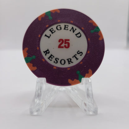 Legend Resorts Subic Bay Philippines "25 Denomination" Chip (Version 4)