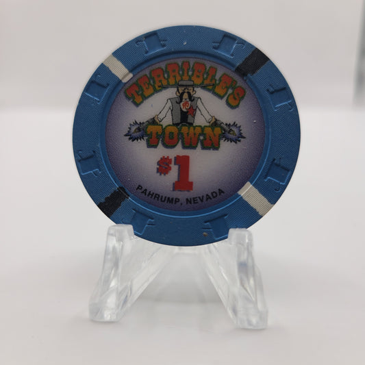 Terrible's Town Casino Pahrump Nevada 1998 $1 Chip V3502