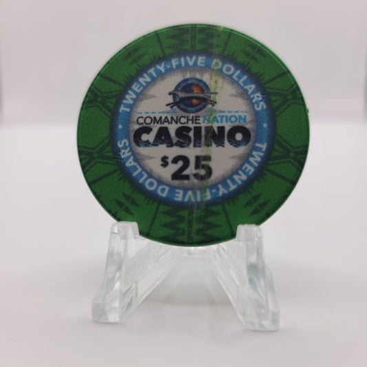 Comanche Nation Casino Lawton Oklahoma 2024 $25 Chip