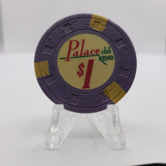 Palace Club Casino Reno Nevada 1964 $1 Chip N5443 (Worn)