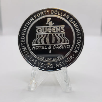 Four Queens Casino Las Vegas Nevada 2021 $40 "Goddess Tyche" Silver Strike LTD 400