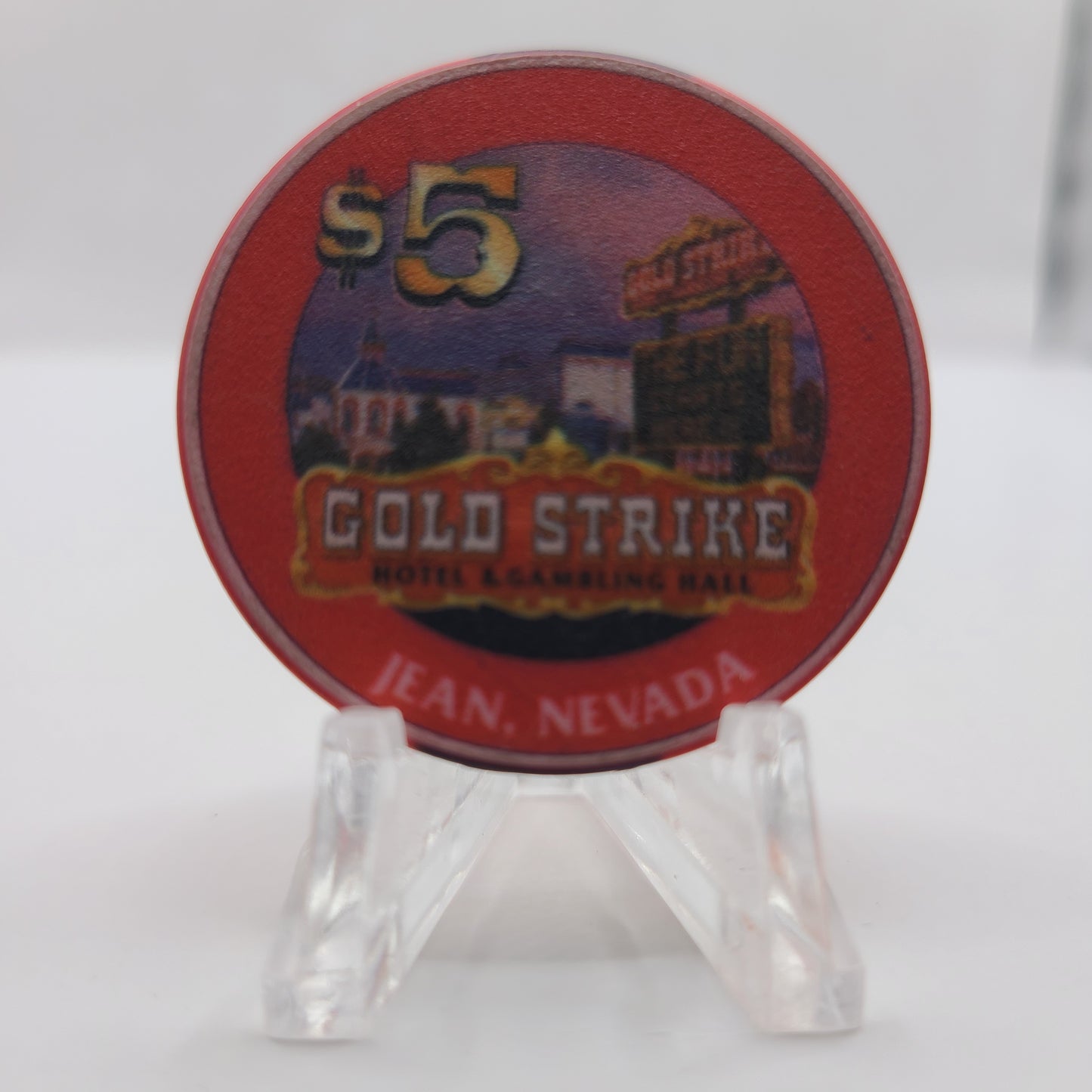 Gold Strike Casino Jean Nevada 1999 $5 Chip V4326