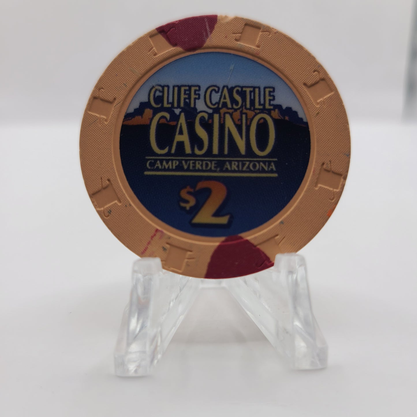 Cliff Castle Casino Camp Verde Arizona $2 Chip