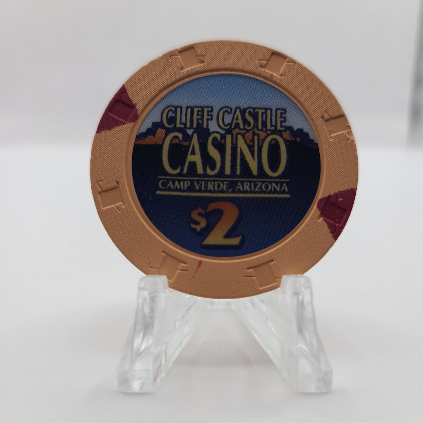 Cliff Castle Casino Camp Verde Arizona $2 Chip