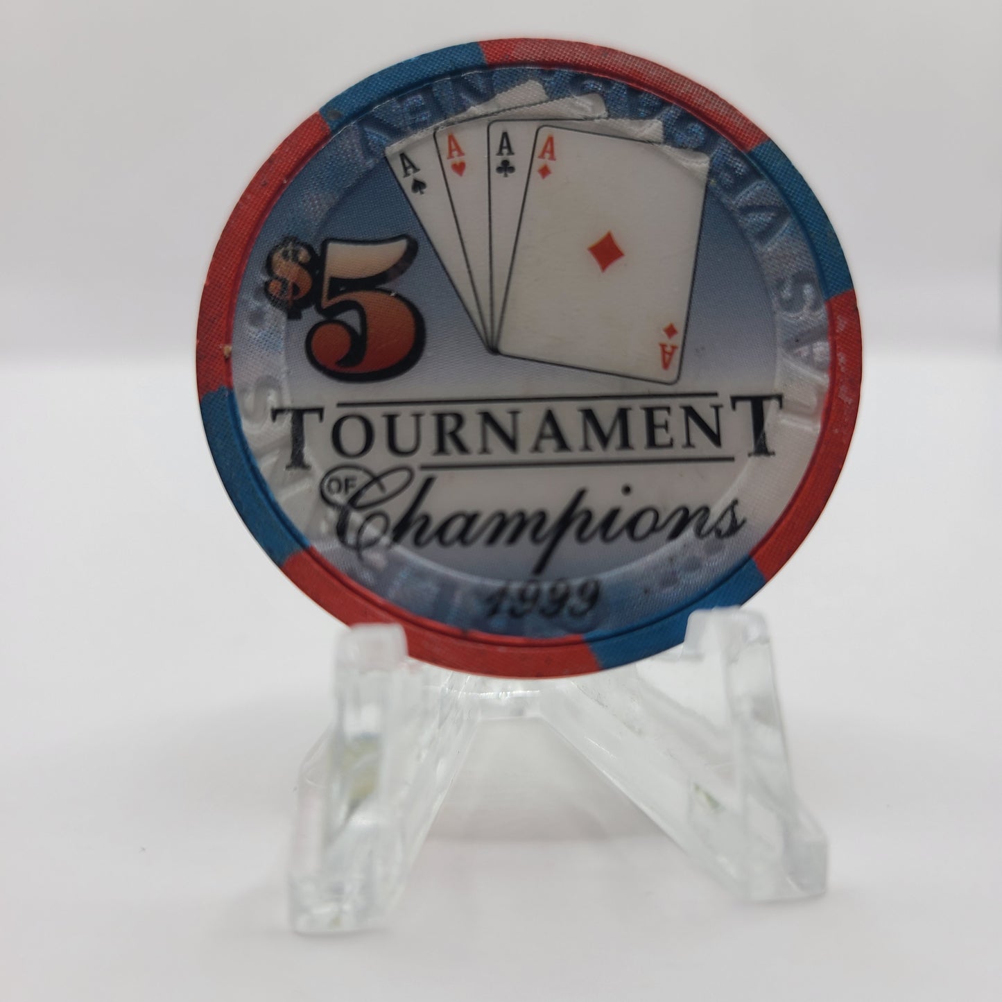 The Orleans Casino Las Vegas Nevada 1999 "Tournament of Champions" $5 Chip V5159