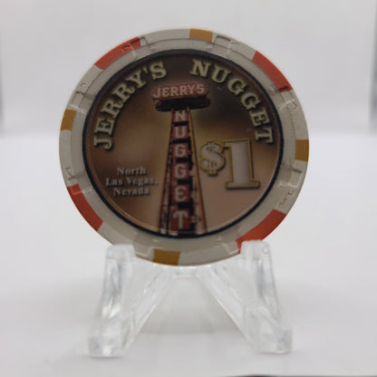 Jerry’s Nugget Casino Las Vegas Nevada 2001 $1 Chip V9244