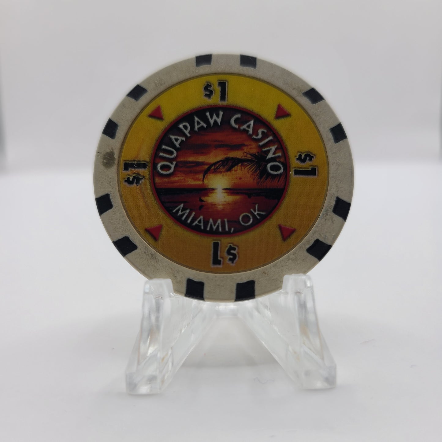 Quapaw Casino Miami Oklahoma $1 Chip