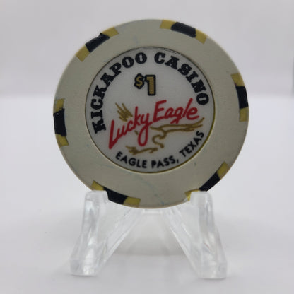 Kickapoo Lucky Eagle Casino Eagle Pass Texas $1 Chip