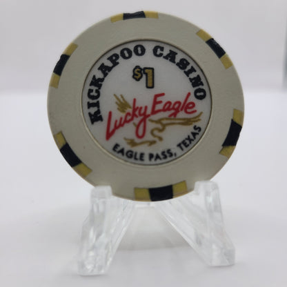 Kickapoo Lucky Eagle Casino Eagle Pass Texas $1 Chip