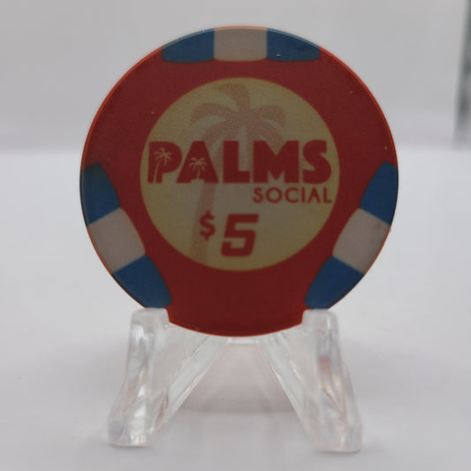 Palms Social Austin Texas $5 Chip