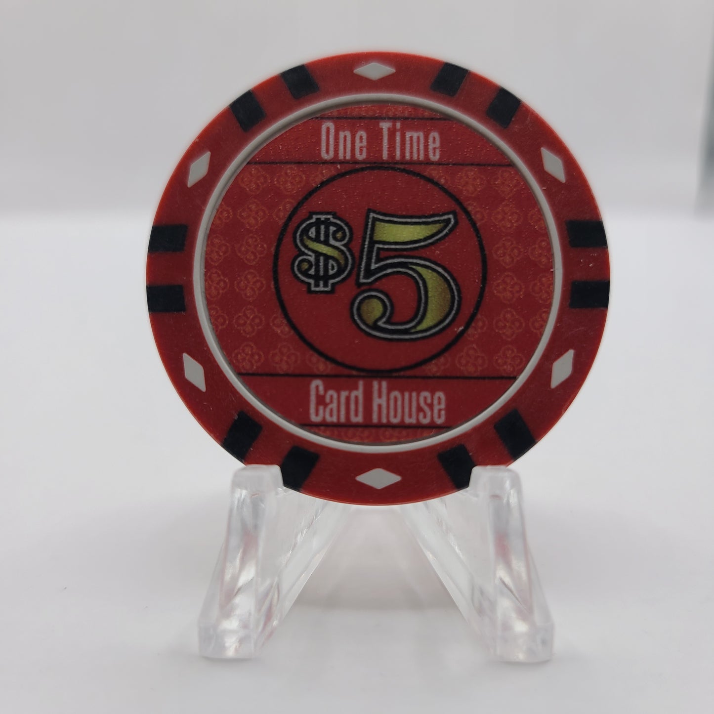 One Time Card House Austin Texas 2019 $5 Chip