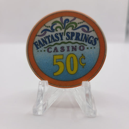 Fantasy Springs Casino Indio California $.50 Chip