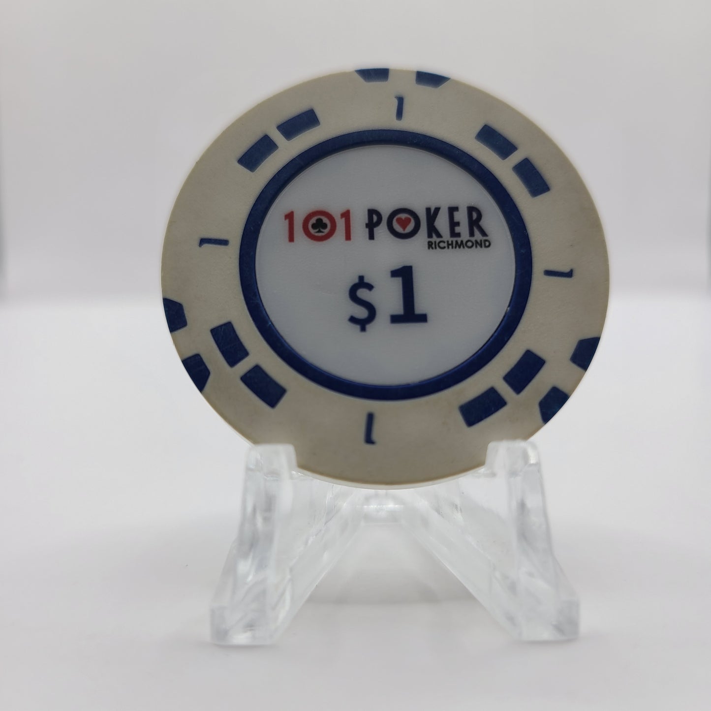 101 Poker Richmond Houston Texas $1 Chip