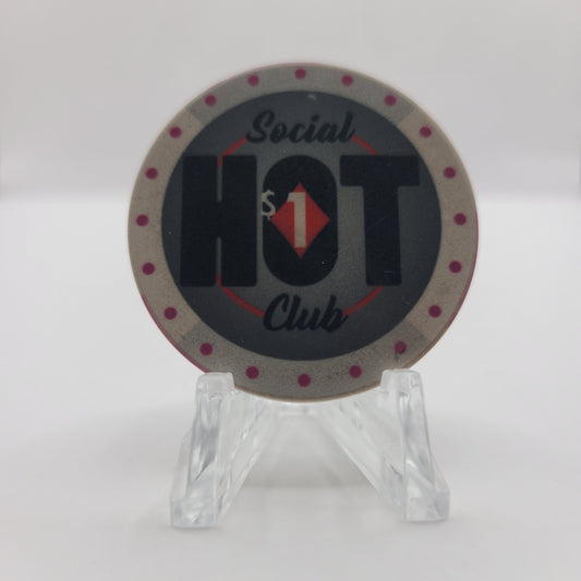 HOT "Heart of Texas" Social Club Waco Texas 2020 $1 Chip