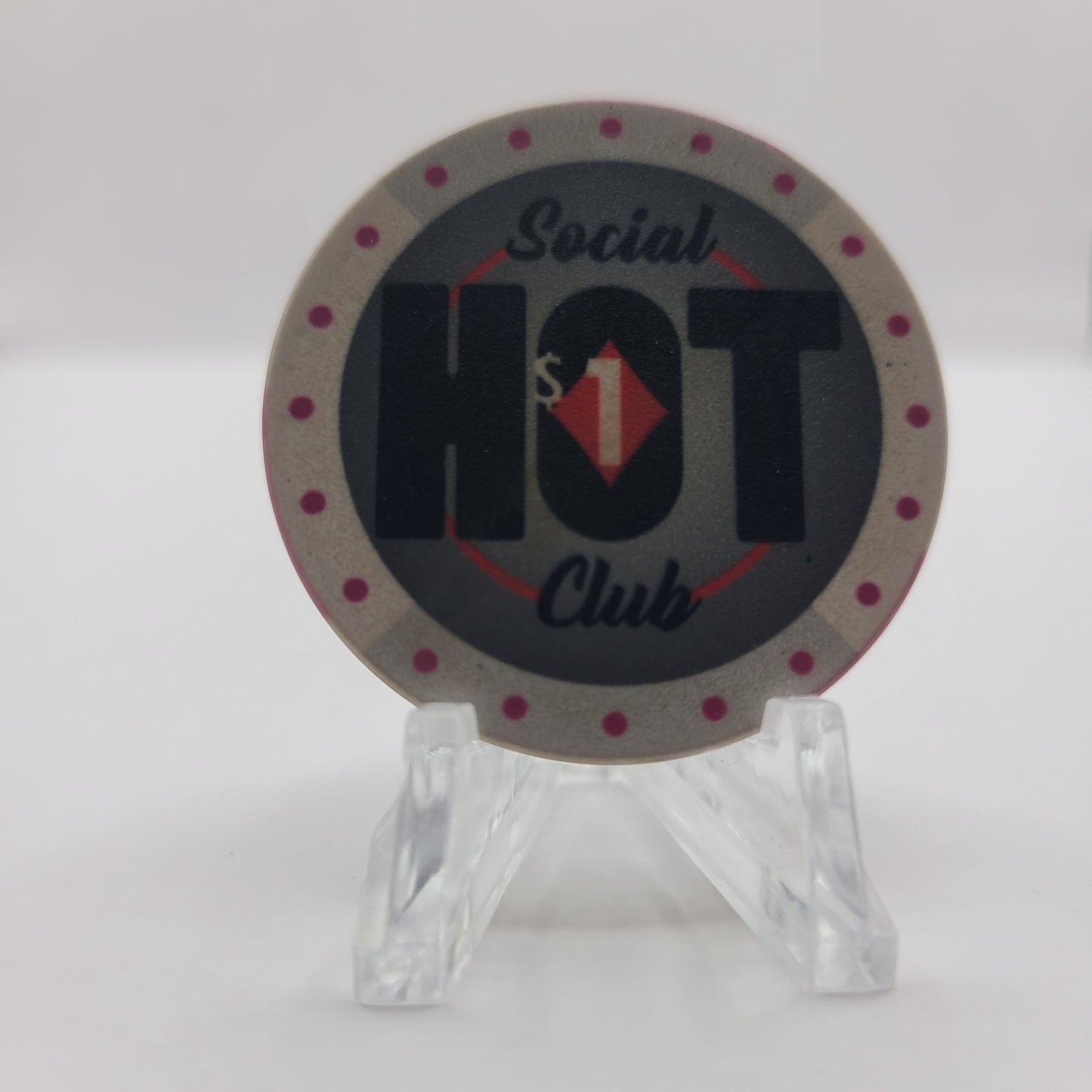 HOT "Heart of Texas" Social Club Waco Texas 2020 $1 Chip