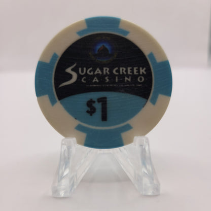 Sugar Creek Casino Hinton Oklahoma $1 Chip