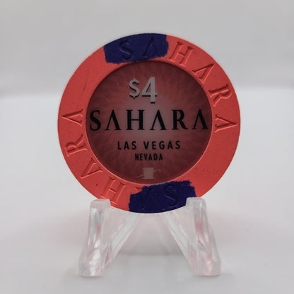 Sahara Hotel Casino Las Vegas Nevada 2020 $4 Chip