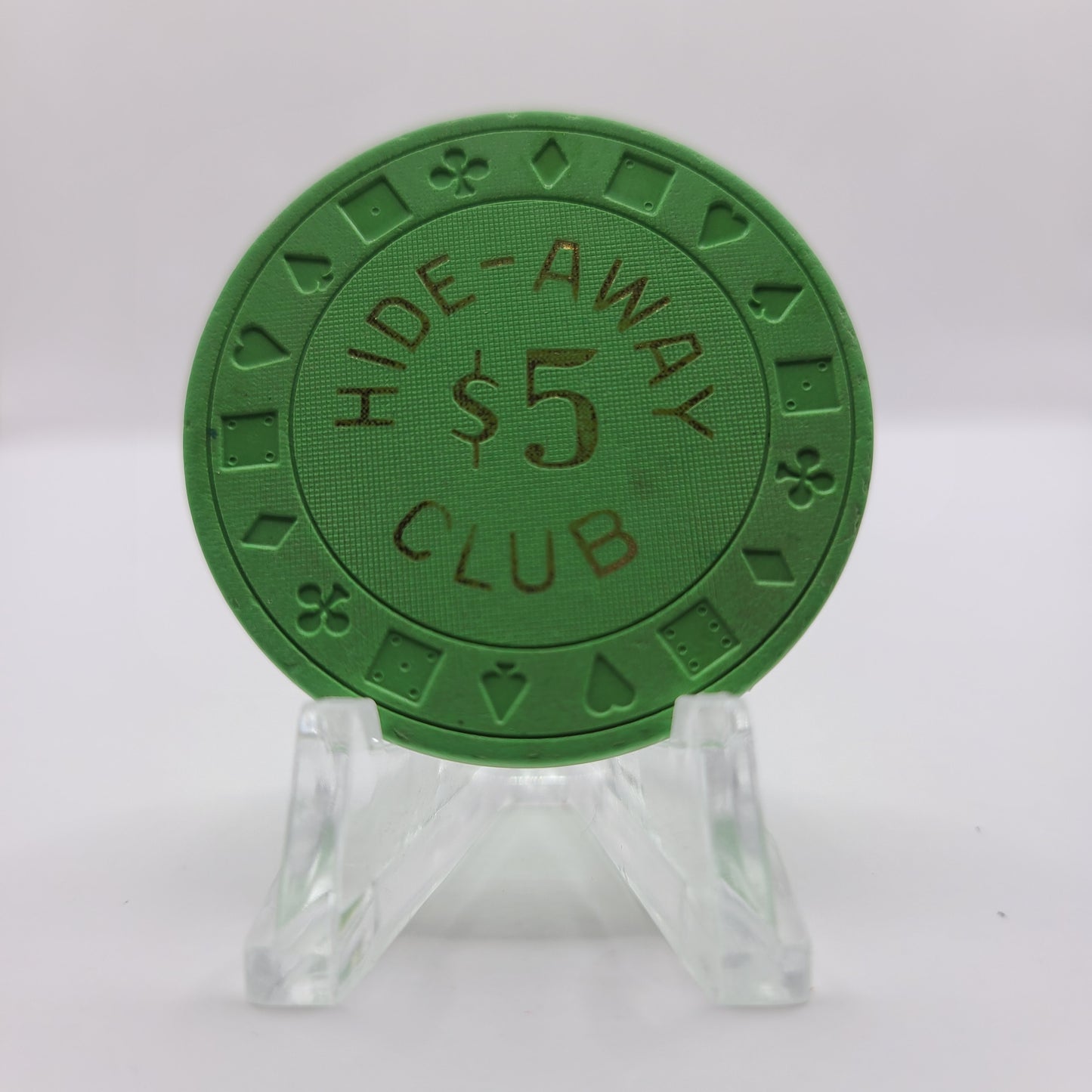 Hide-Away Club Wendover Nevada 1976 $5 Chip N1083