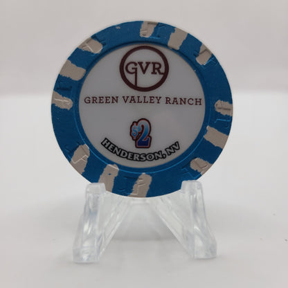 Green Valley Ranch Casino Henderson Nevada $2 Chip