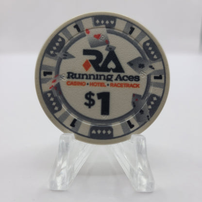 Running Aces Harness Park Columbus Minnesota 2023 $1 Chip