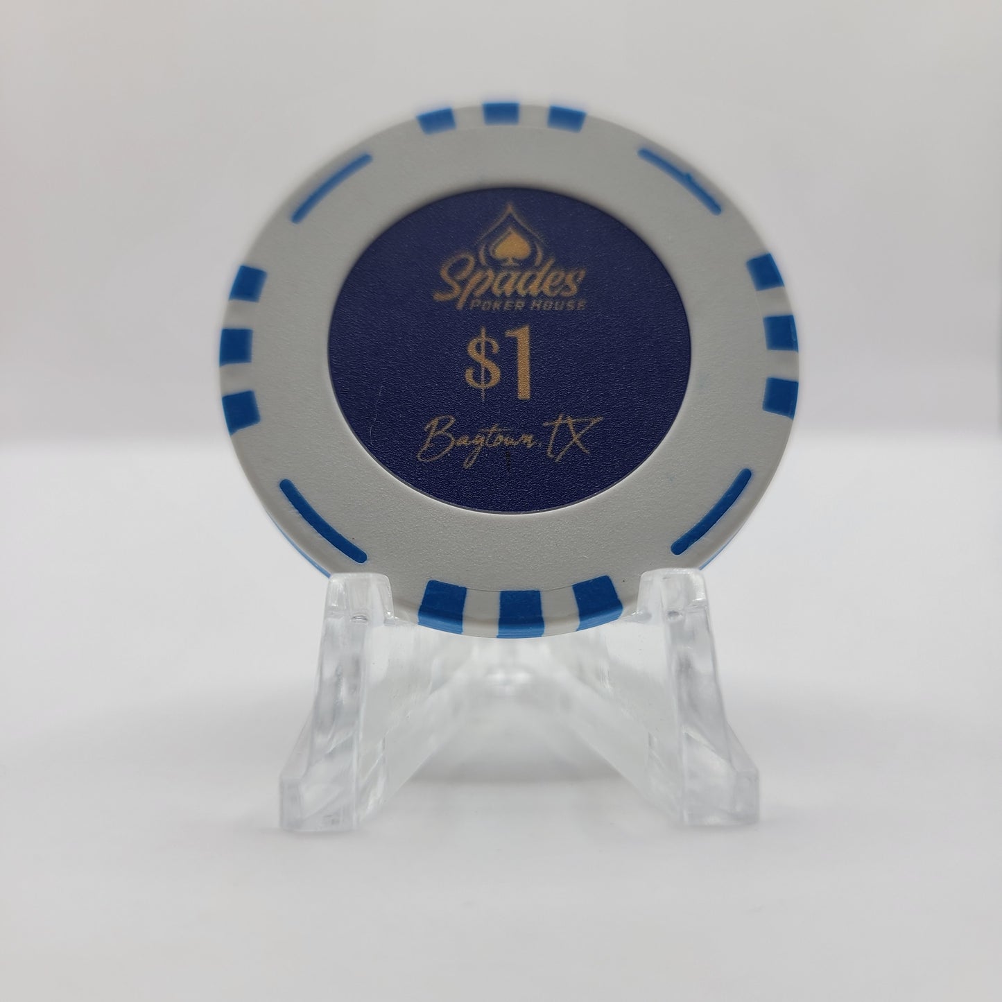 Spades Poker House Baytown Texas 2023 $1 Chip