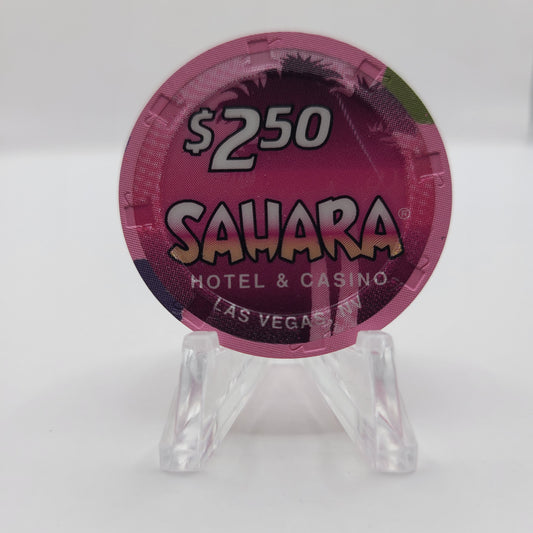 Sahara Hotel Casino Las Vegas Nevada 1995 $2.50 Chip N1130