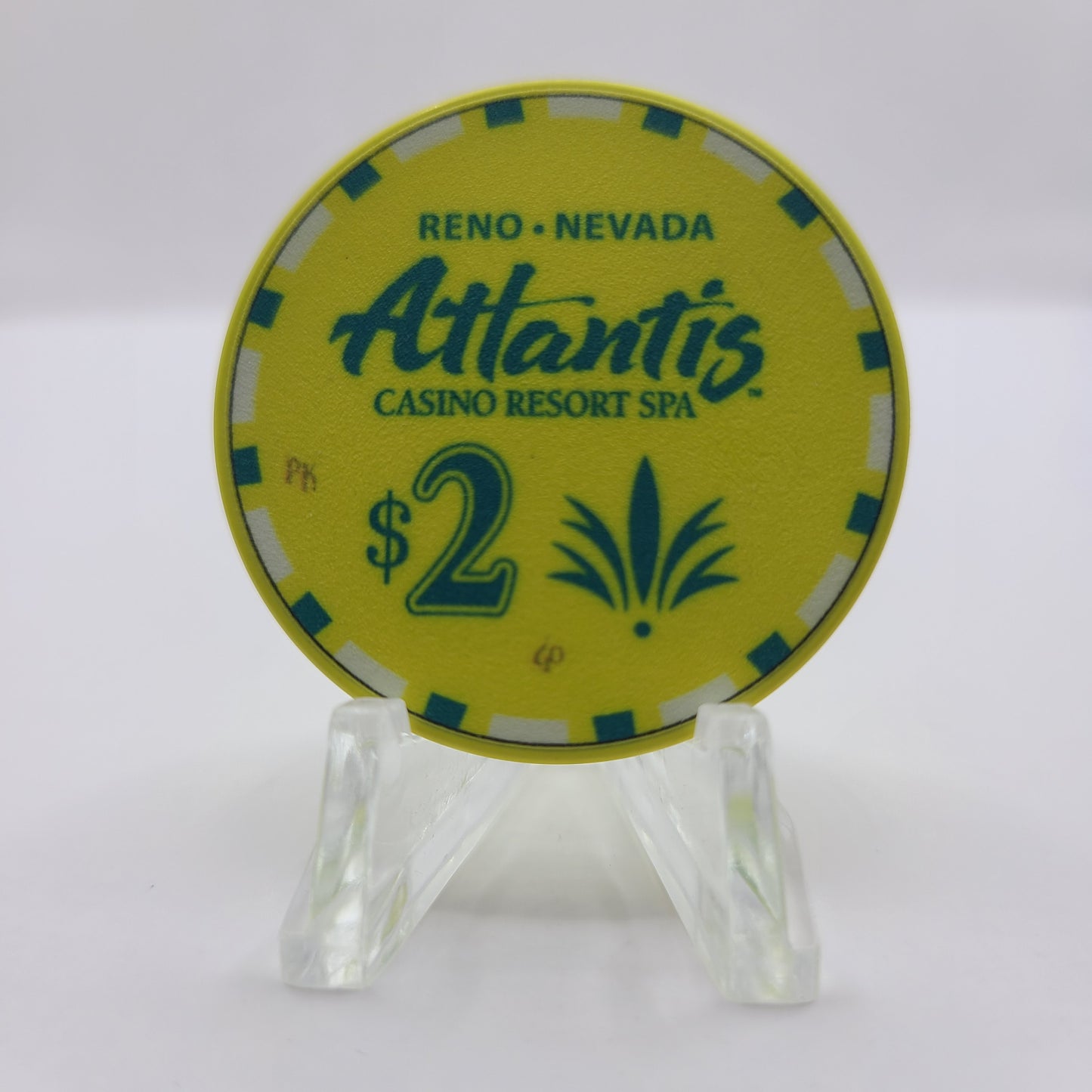 Atlantis Casino Resort Reno Nevada 2014 $2 Chip D1424